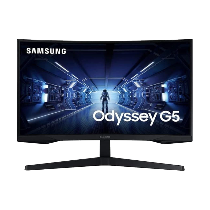 SAMSUNG ODYSSEY G5 LC27G55TQBMXEG 27 INCH, CURVED GAMING Monitor - Black